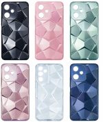 TPU MOD608 TEXTURA ROMBO - XIA REDMI NOTE 14 - YEXA - NEGRO - Imagen 3