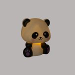 VELADOR INFANTIL VINIL  MODV-00AM - VARIOS - OSO PANDA - Imagen 2
