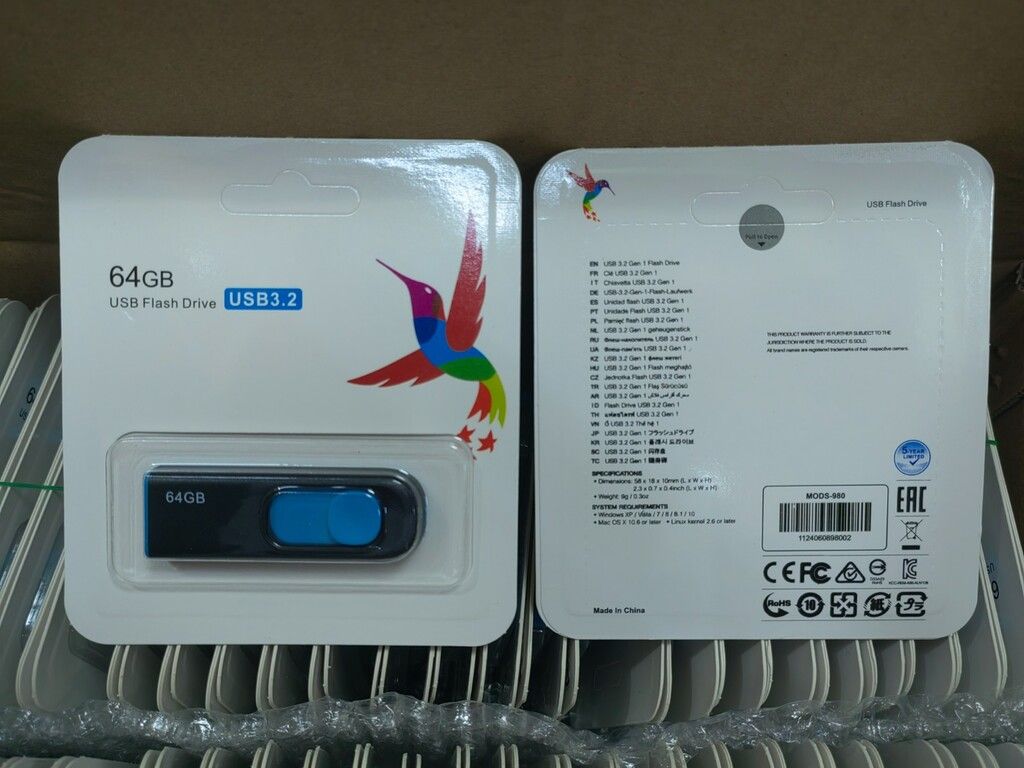 PENDRIVE MODS-980 64GB - STOCK - NEGRO PENDRIVE MODS-980 64GB - STOCK - NEGRO - Imagen 1