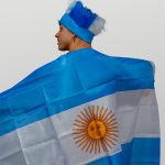 BANDERA ARGENTINA C/MANGAS 90X150 MODV-00EX - VARIOS - CELESTE - Imagen 2