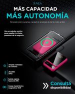 POWER BANK NUVIA G2 KJ-CX10  WIRELESS 20000 MAH MODX-00CD - XAEA - NEGRO - Imagen 3