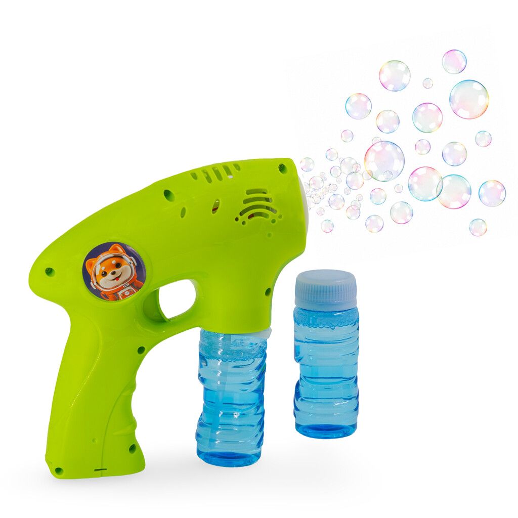PISTOLA LANZA BURBUJAS ELECTRICA SARZ-009 - ZUMO - VERDE PISTOLA LANZA BURBUJAS ELECTRICA SARZ-009 - ZUMO - VERDE - Imagen 1