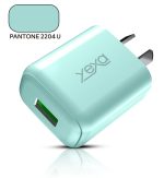 ADAPTADOR-CARGADOR 220V MODY-00B9 4.8A - RUSH - 1USB- YEXA - VERDE - Imagen 2