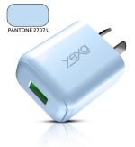 ADAPTADOR-CARGADOR 220V MODY-00B9 4.8A - RUSH - 1USB - YEXA - CELESTE