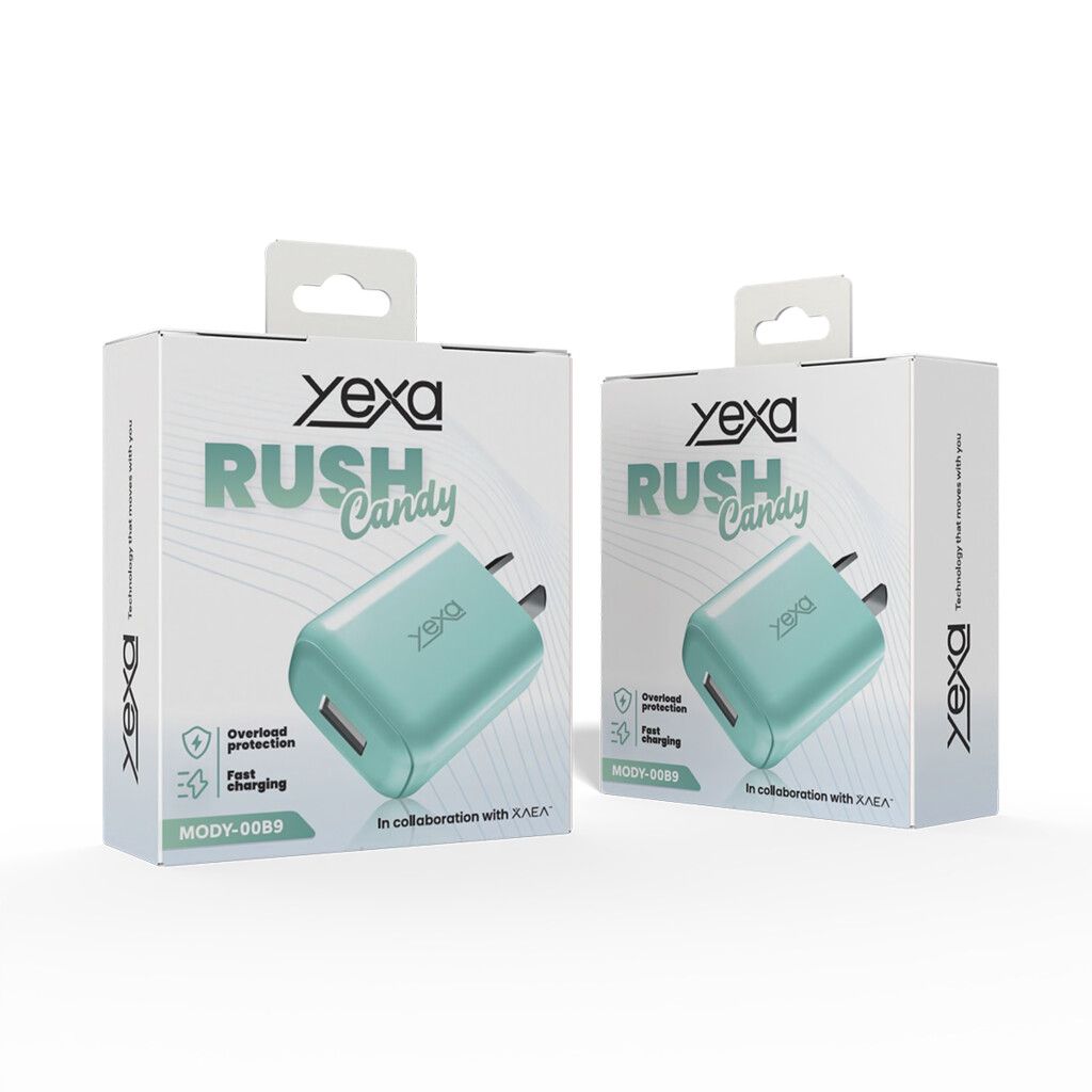 ADAPTADOR-CARGADOR 220V MODY-00B9 4.8A - RUSH - 1USB- YEXA - VERDE ADAPTADOR-CARGADOR 220V MODY-00B9 4.8A - RUSH - 1USB- YEXA - VERDE - Imagen 1