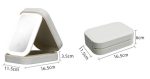 JOYERO PORTA MAQUILLAJE C/LUZ LED MODV-00JT - VARIOS - BLANCO - Imagen 2
