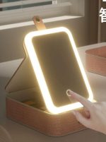 JOYERO PORTA MAQUILLAJE C/LUZ LED MODV-00JT - VARIOS - ROSA - Imagen 3