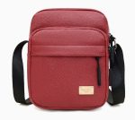 BOLSO  CUADRADO SIMIL CUERO MODV-00LP - VARIOS - ROJO