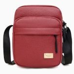 BOLSO  CUADRADO SIMIL CUERO MODV-00LP - VARIOS - ROJO