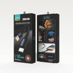 CABLE ZEUS TIPO USB-TIPO C MODX-00ME - XAEA - AZUL METAL