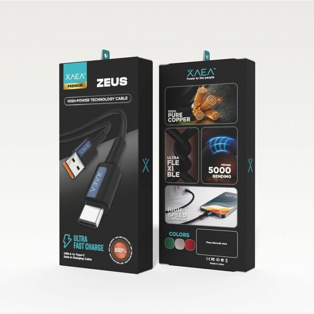 CABLE ZEUS TIPO USB-TIPO C MODX-00ME - XAEA - AZUL METAL CABLE ZEUS TIPO USB-TIPO C MODX-00ME - XAEA - AZUL METAL - Imagen 1