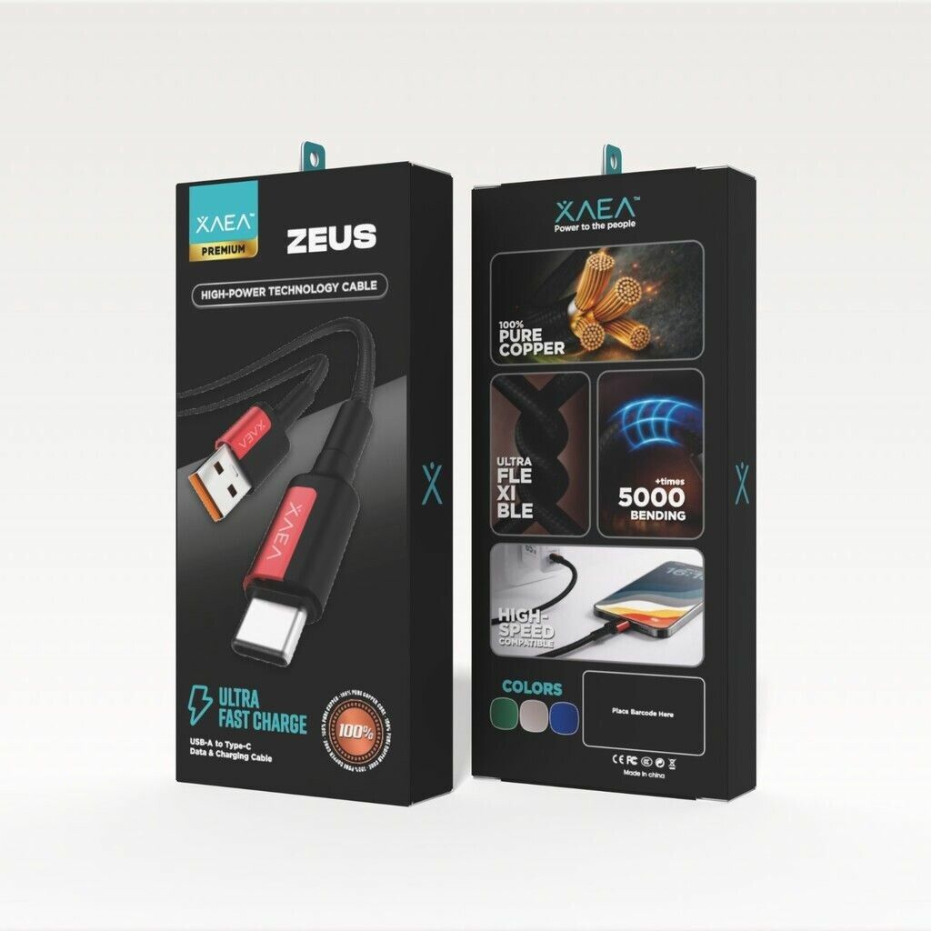 CABLE ZEUS TIPO USB-TIPO C MODX-00ME - XAEA - ROJO CABLE ZEUS TIPO USB-TIPO C MODX-00ME - XAEA - ROJO - Imagen 1