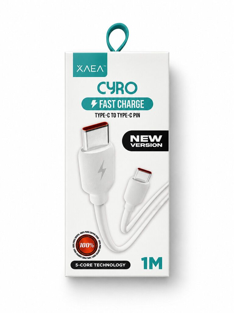 CABLE CYRO TIPO C-TIPO C MODX-00JB - XAEA - BLANCO CABLE CYRO TIPO C-TIPO C MODX-00JB - XAEA - BLANCO - Imagen 1