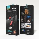 CABLE ZEUS TIPO C-LIGHTNING MODX-00MD - XAEA - ROJO