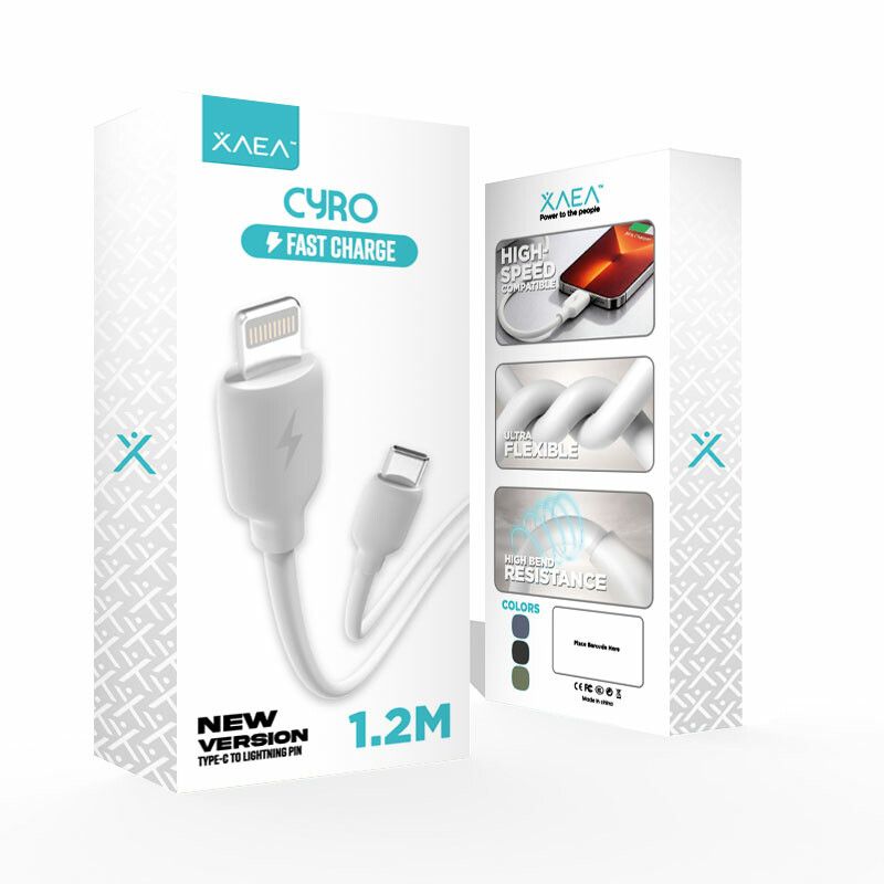 CABLE CYRO TIPO C-LIGHTNING MODX-00JC - XAEA - BLANCO CABLE CYRO TIPO C-LIGHTNING MODX-00JC - XAEA - BLANCO - Imagen 1
